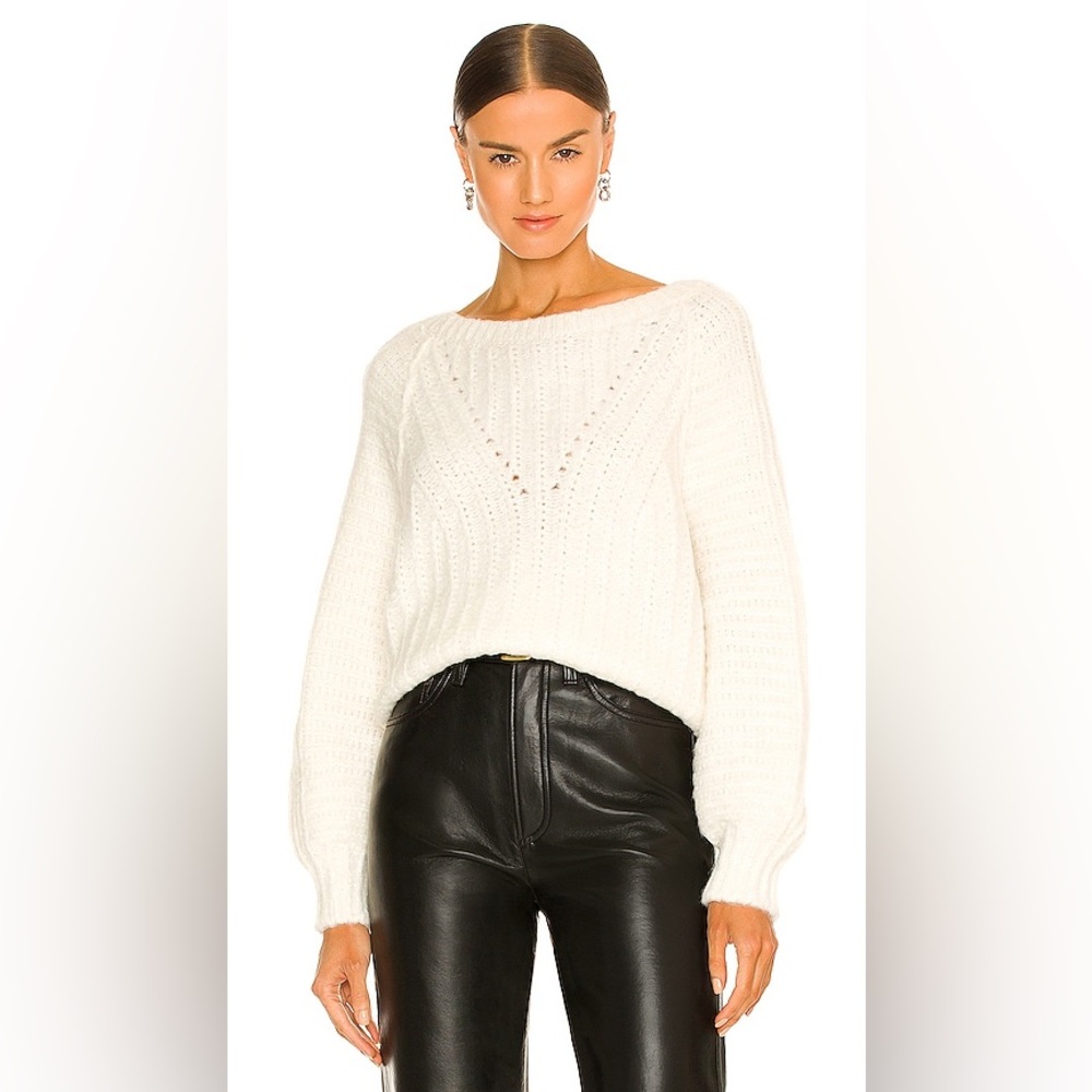 Free People- Carter Pullover in Ivory